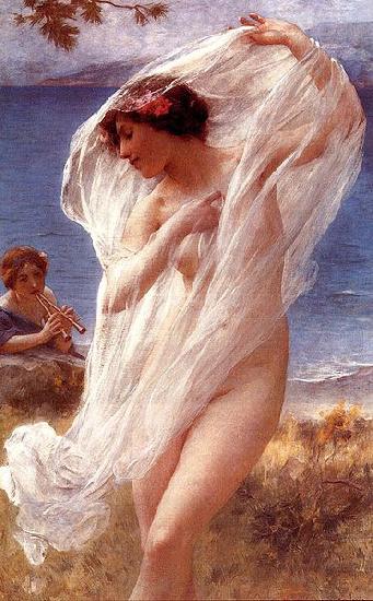 Charles-Amable Lenoir A Dance By The Sea China oil painting art